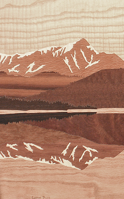 Turquoise Lake Reflection Panorama