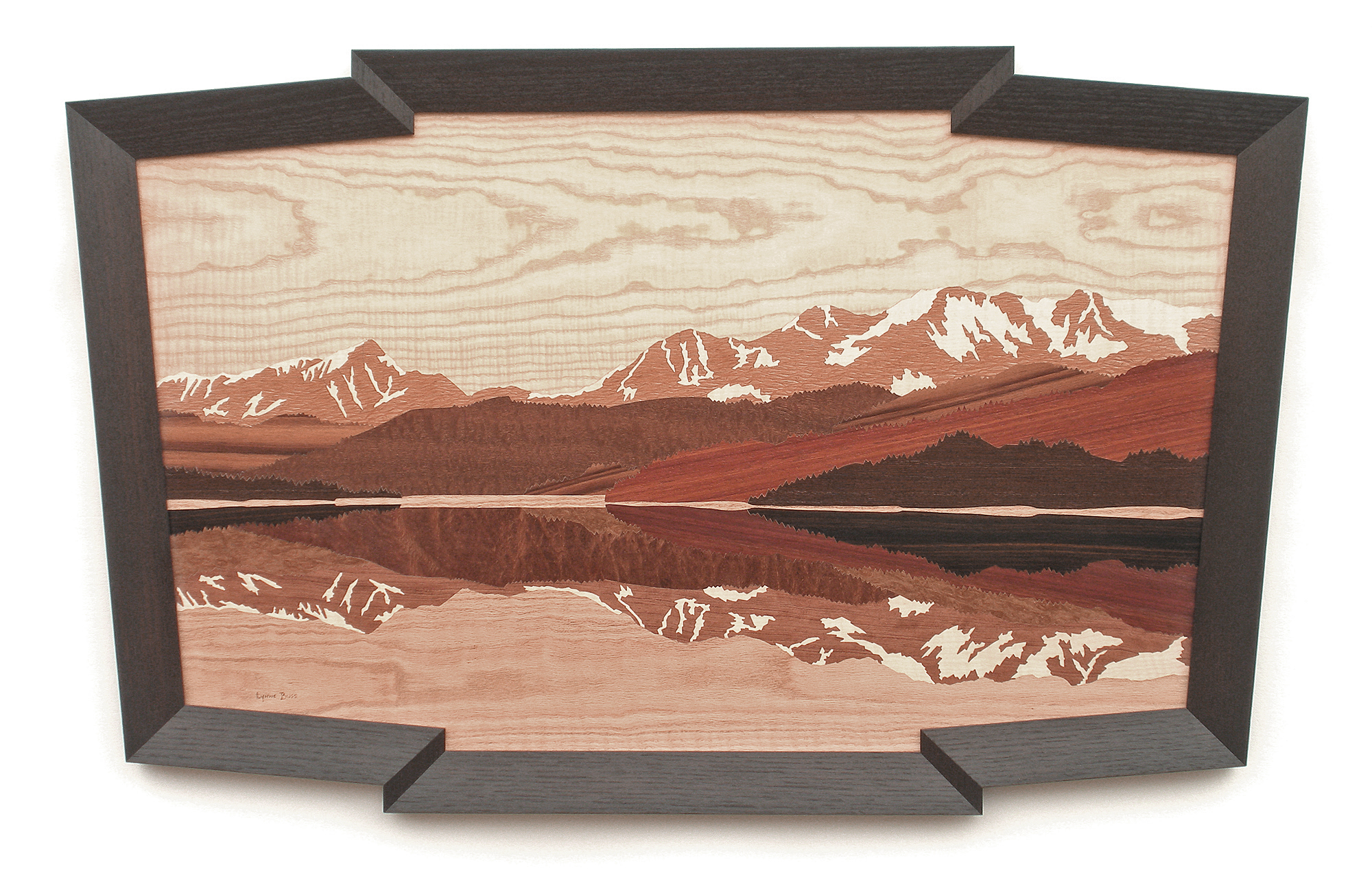 Turquoise Lake Reflection Panorama