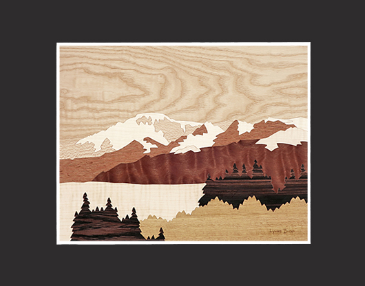Autumn Pikes Peak Matted Print