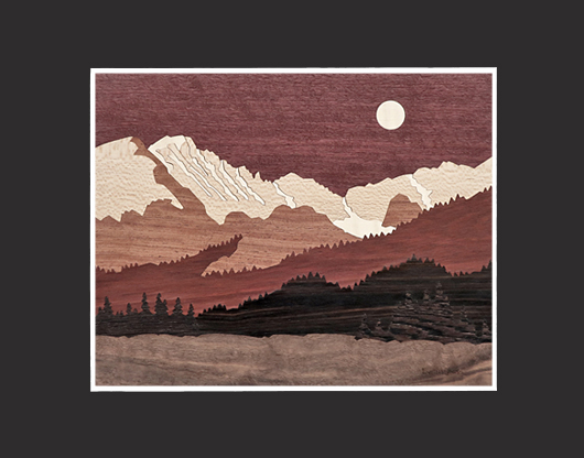 Bear Lake Matted Print