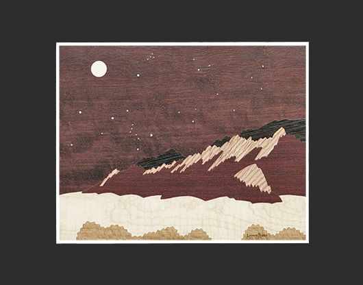 Flatirons Matted Print