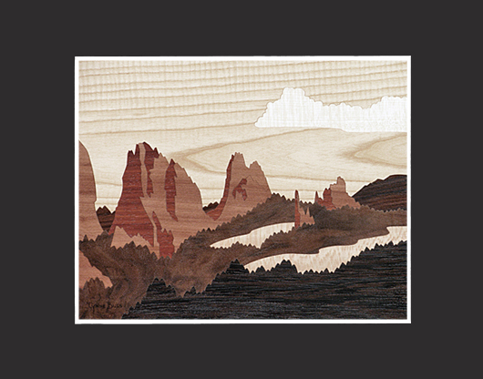Garden of the Gods Matted Print