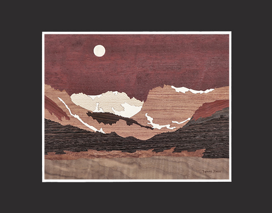 Indian Peaks Matted Print