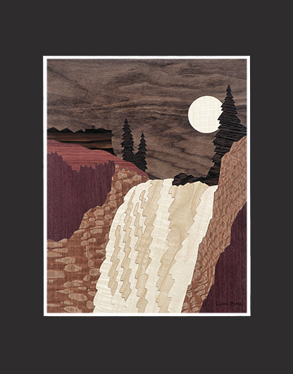 Snoqualmie Falls Matted Print