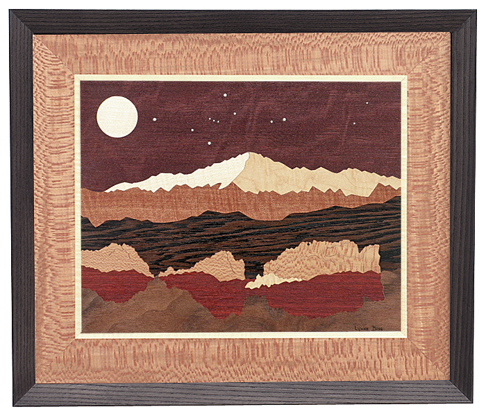 Pikes Peak bordered with Buttonwood