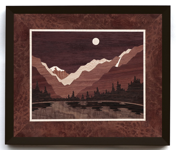 Fall River Canyon bordered with Redwood Burl