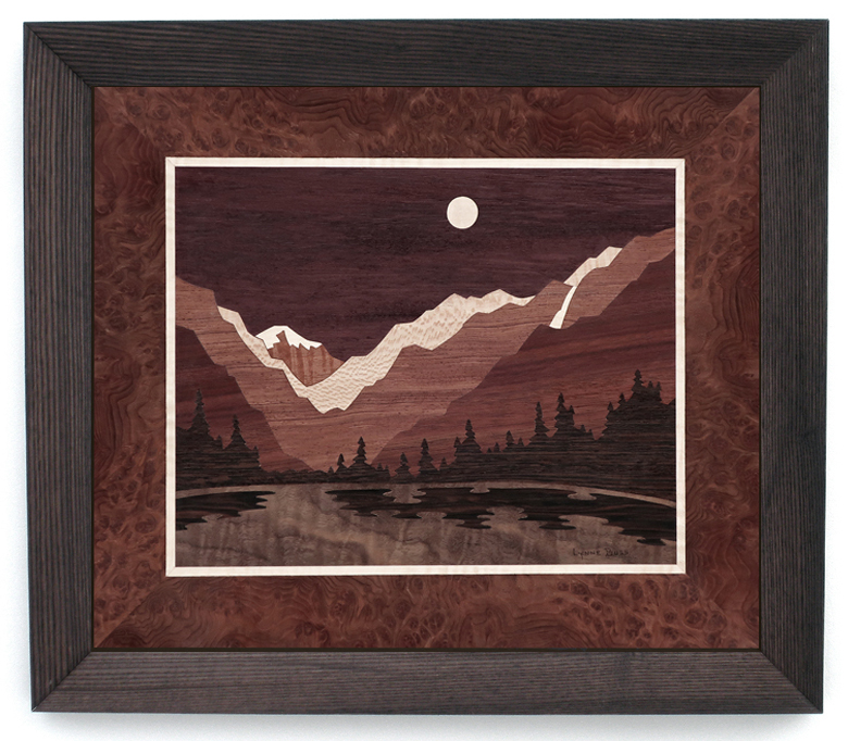 Fall River Canyon bordered with Redwood Burl