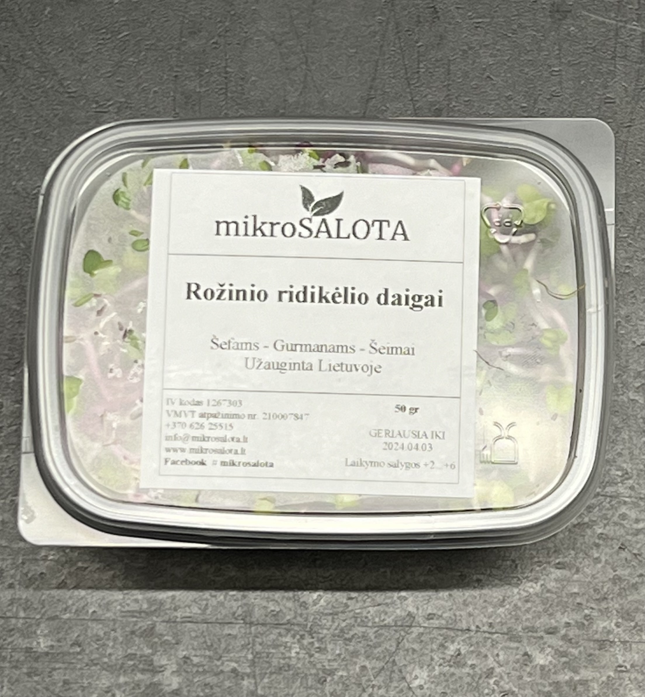 ROŽINIO RIDIKĖLIO DAIGAI