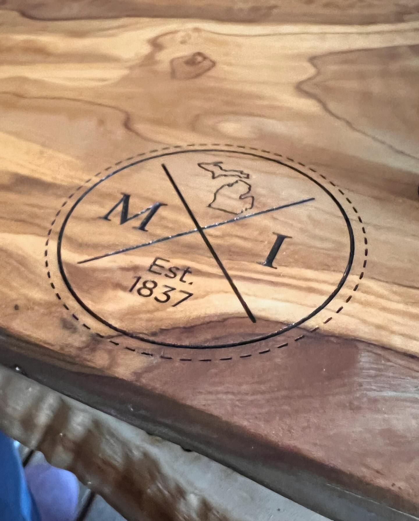 Custom live edge charcuterie boards