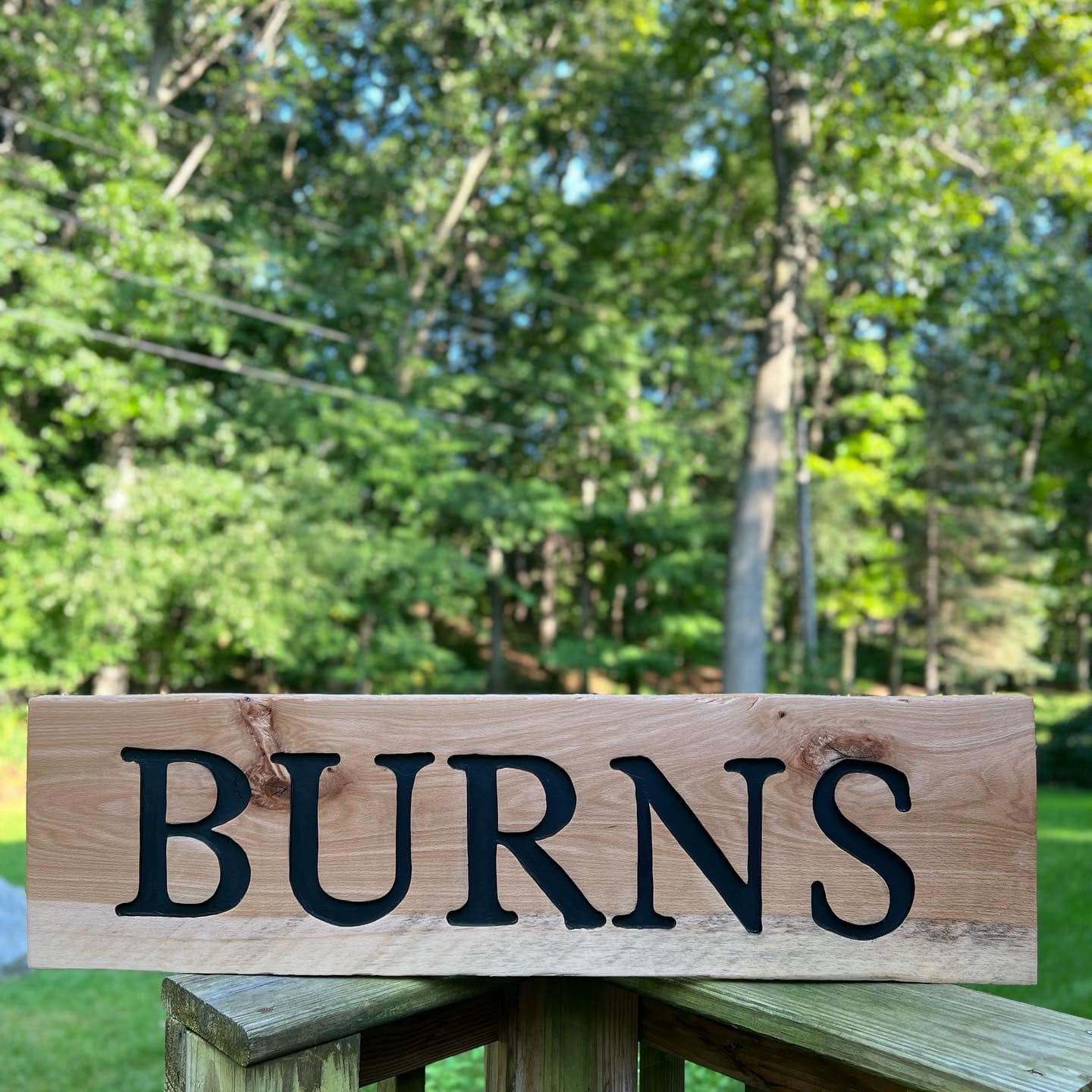 Live Edge Name Signs
