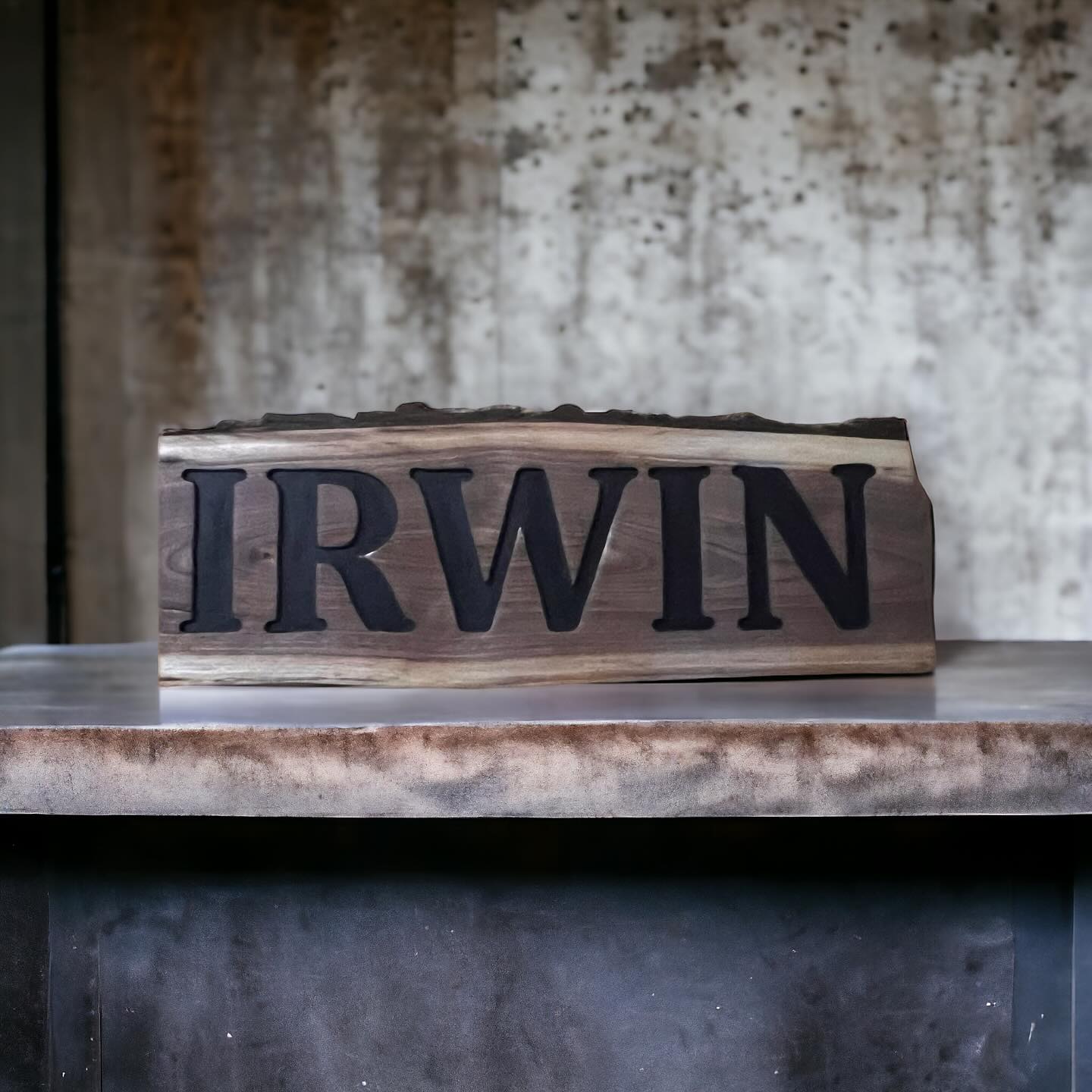 Live Edge Name Signs