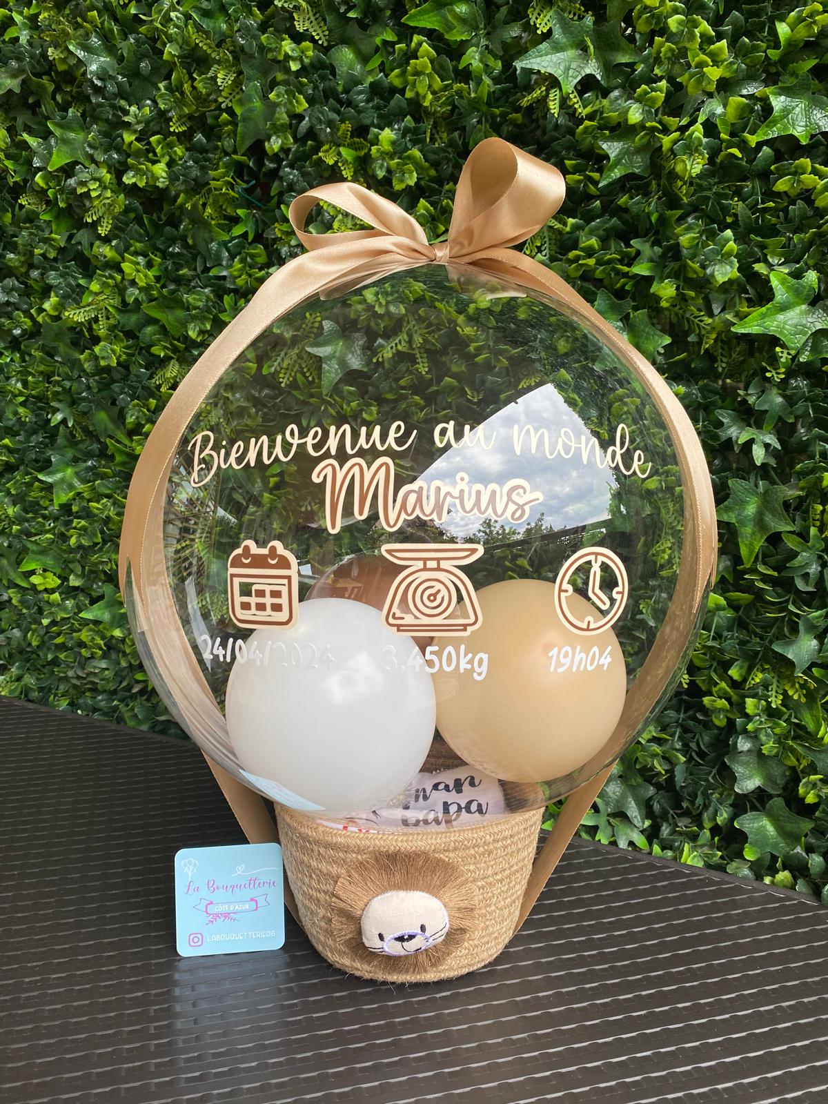 Le Baby mesures (contient 1 body personnalisé)