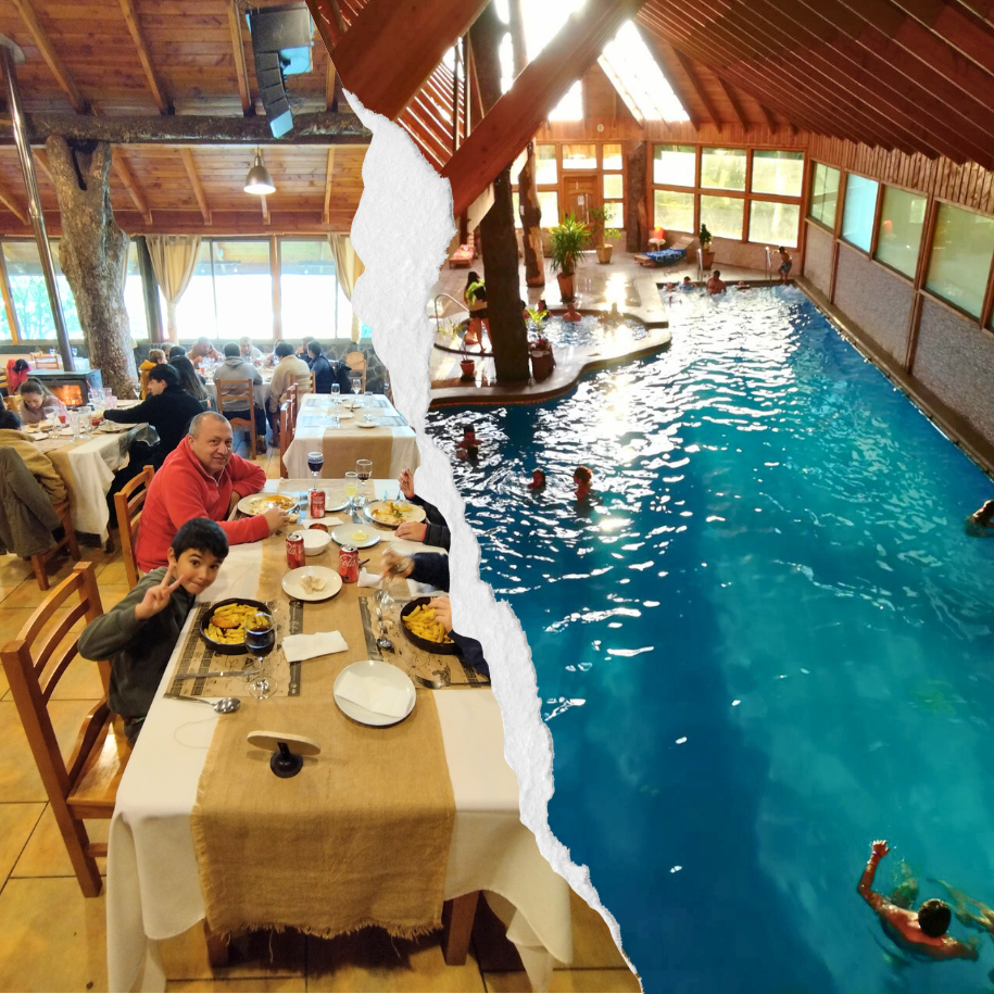 Combo día de piscinas + almuerzo adultos 02/11/2024