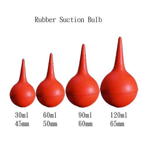 Pack of 10 Rubber Suction Bulb