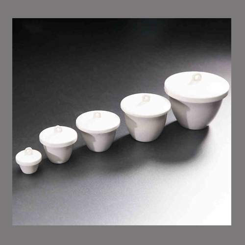 Pack of 10 Ceramic Crucible with lid