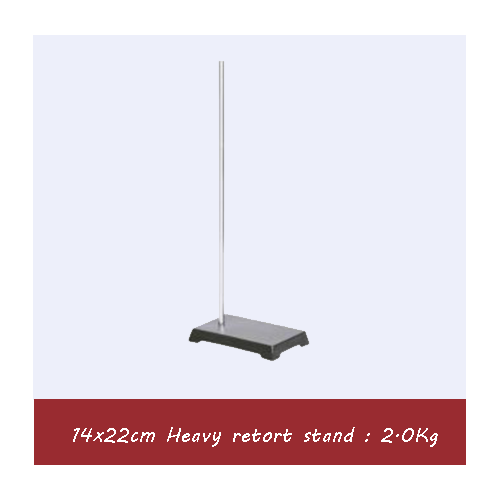 Retort Stand  (W: 14cm x D: 22cm x H: 60cm)