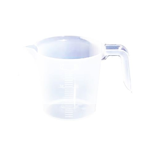 Pack of 10 Plastic container with handle