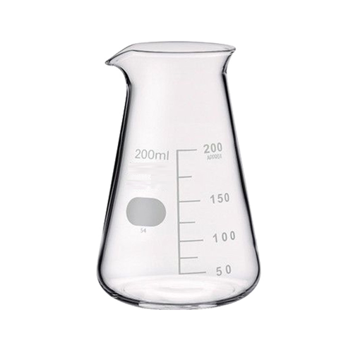 Pack of 6 Conical Glass Beaker