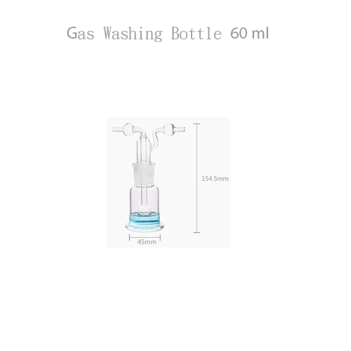 Gas washing bottle