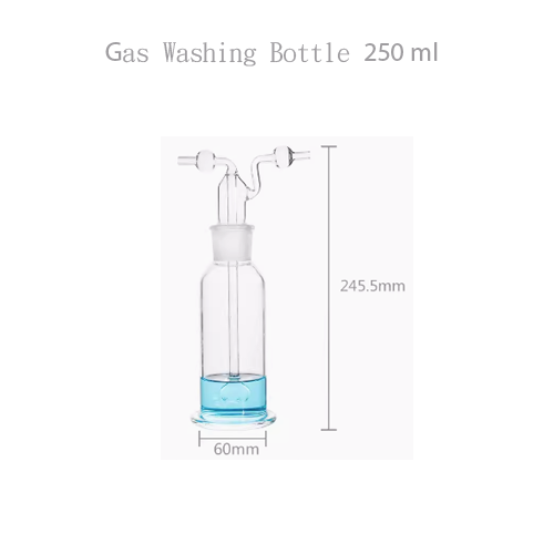 Gas washing bottle