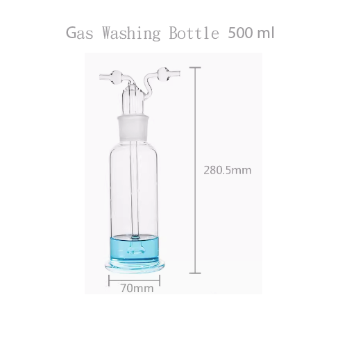 Gas washing bottle