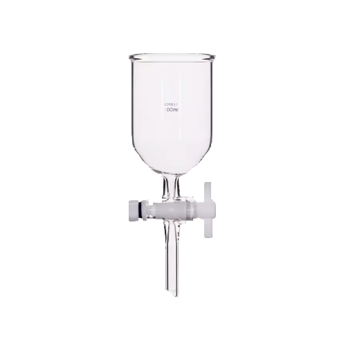 Round Funnel with Telfon valve