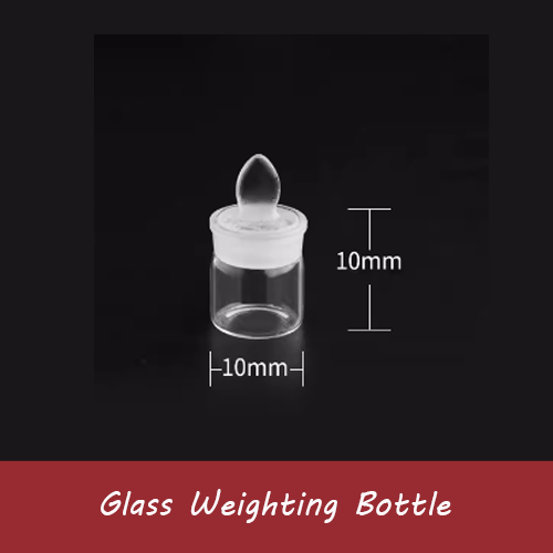 Pack of 4 Glass weighting bottle