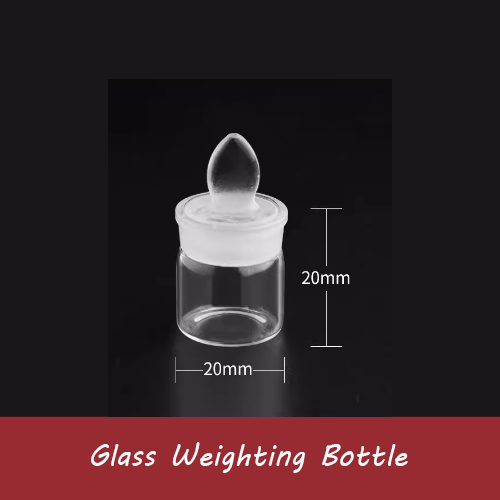 Pack of 4 Glass weighting bottle