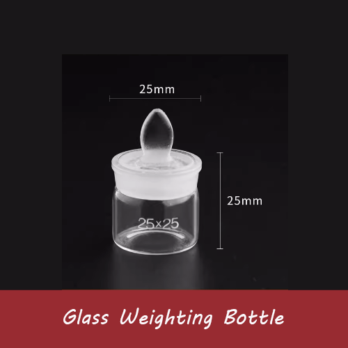 Pack of 4 Glass weighting bottle