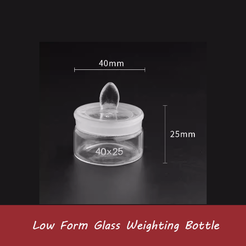 Pack of 4 Low form weighting bottle
