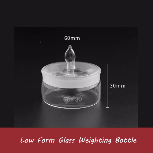 Pack of 4 Low form weighting bottle