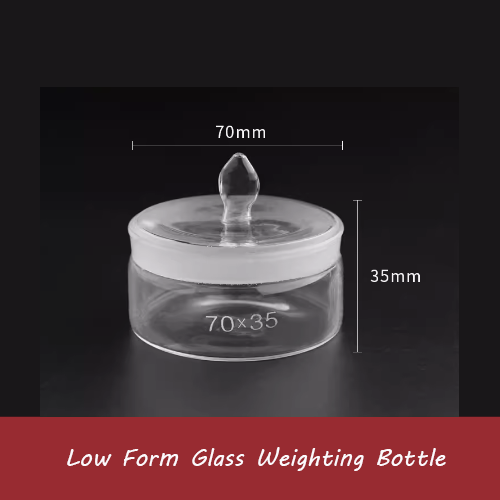 Pack of 4 Low form weighting bottle