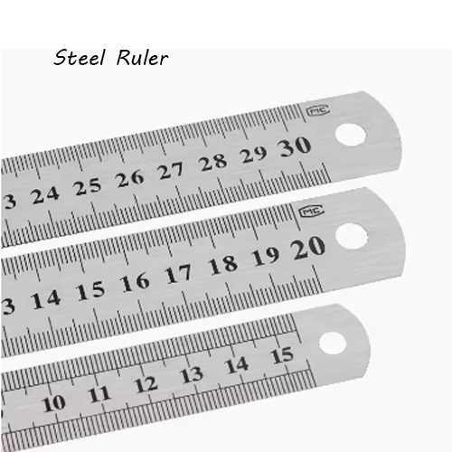 Pack of 6 Steel Ruler (in inch and cm)