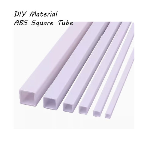 Pack of 10  ABS modelling square Tube
