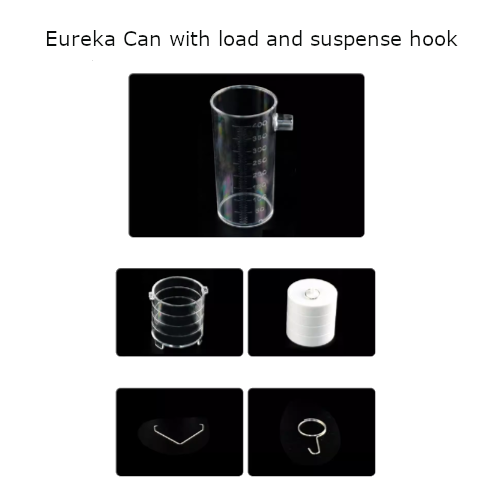 Plastic Eureka Can with load and suspension hook