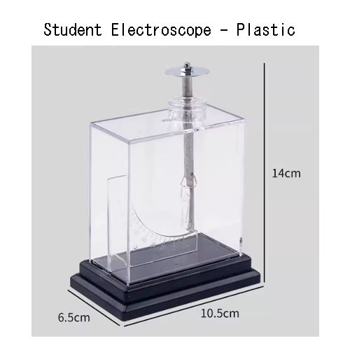 Plastic Casing Student Electroscope with accessories