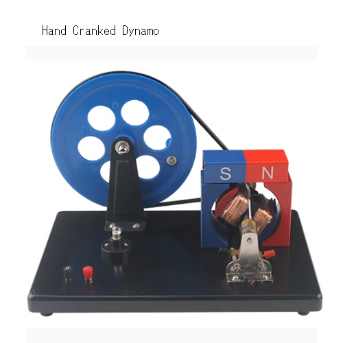 AC/DC Hand Cranked Dynamo with light blub