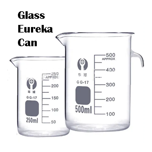 Glass Eureka Can