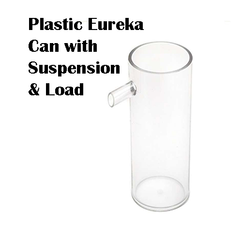 Plastic Eureka Can with load and suspension hook