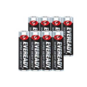 Eveready Heavy Duty Batteries Carbon Zinc Super Heavy Duty