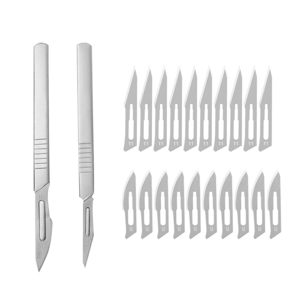 Carbon Steel Handle Sterile Scapel and Surgical Blade