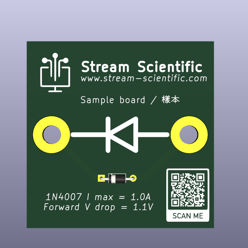 60 x 60 mm Electronic Component in PCB