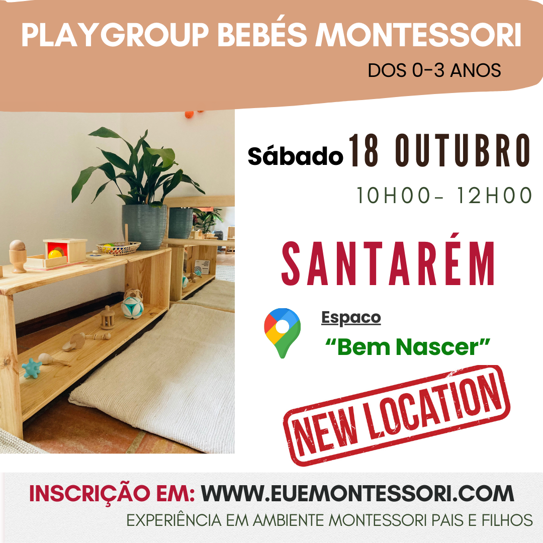 Playgroup Bebés Montessori (0-3 anos)
