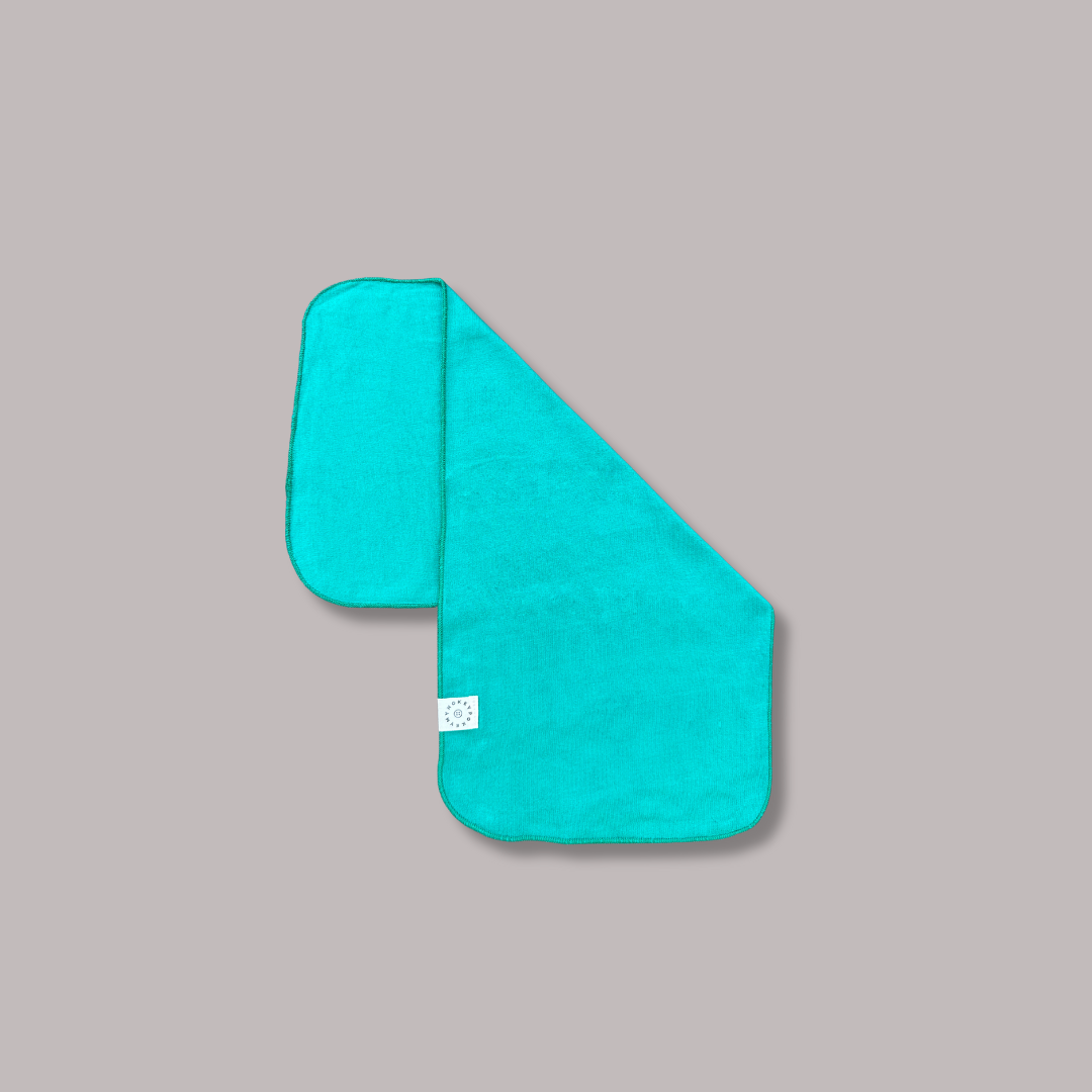 Green & Leopard Burp Cloth Duo