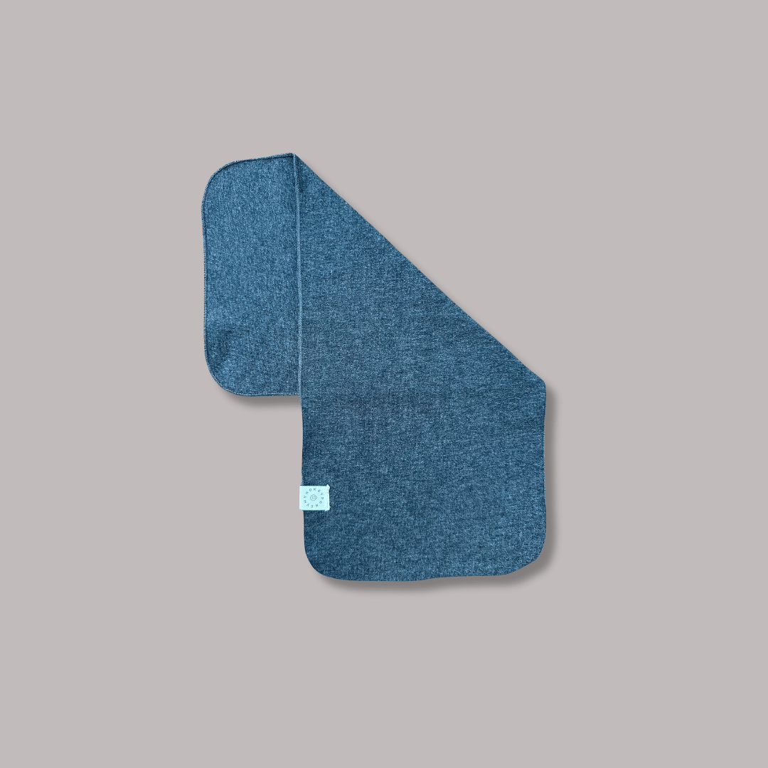 Charcoal Stars Burp Cloth Duo