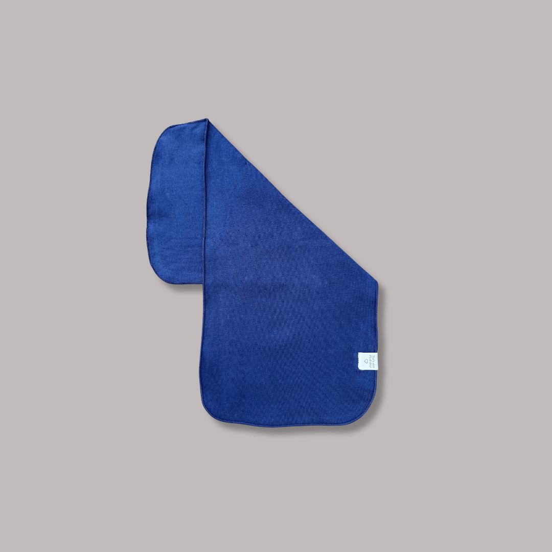 Beetroot Navy Burp Cloth Duo