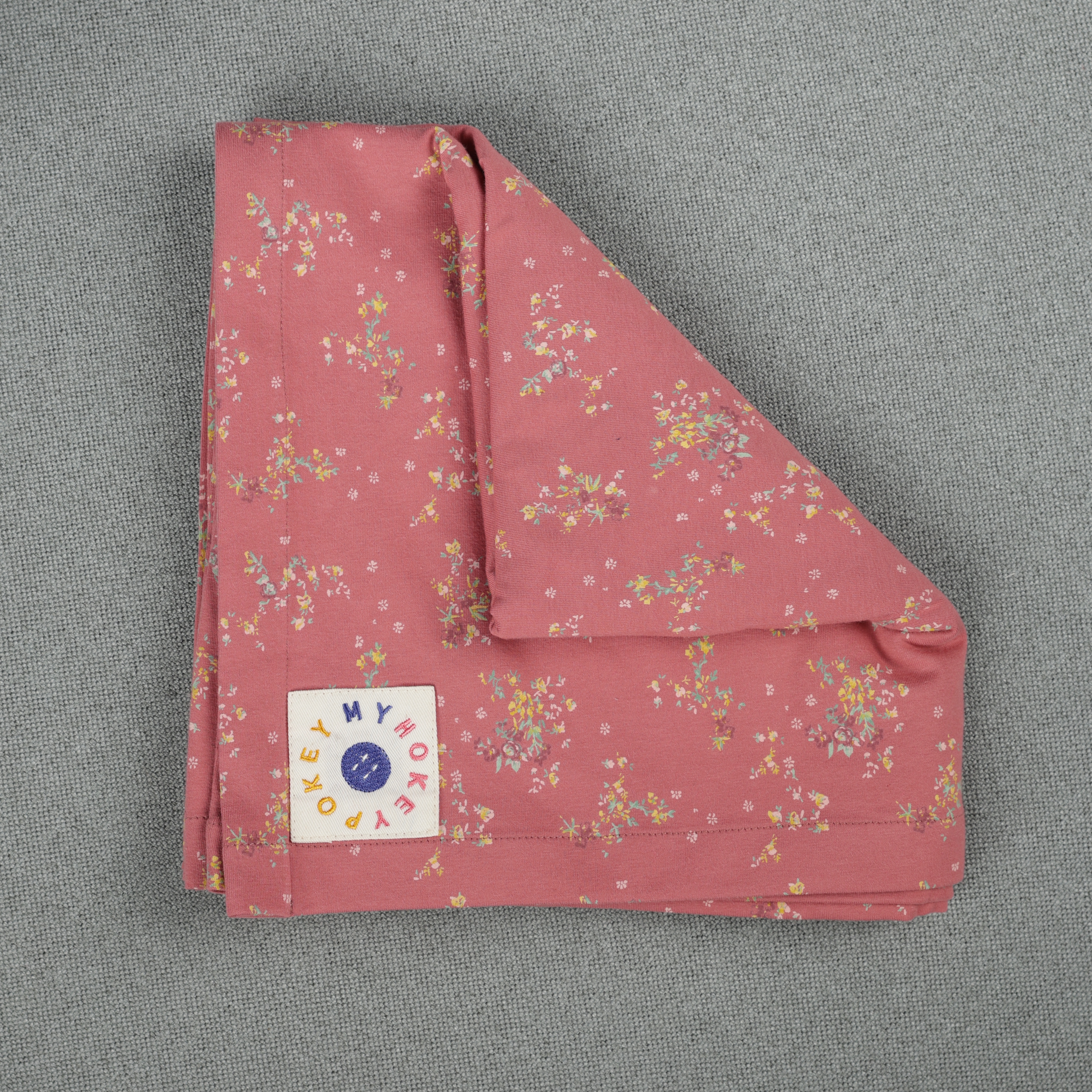 Pink Floral Swaddling Blanket