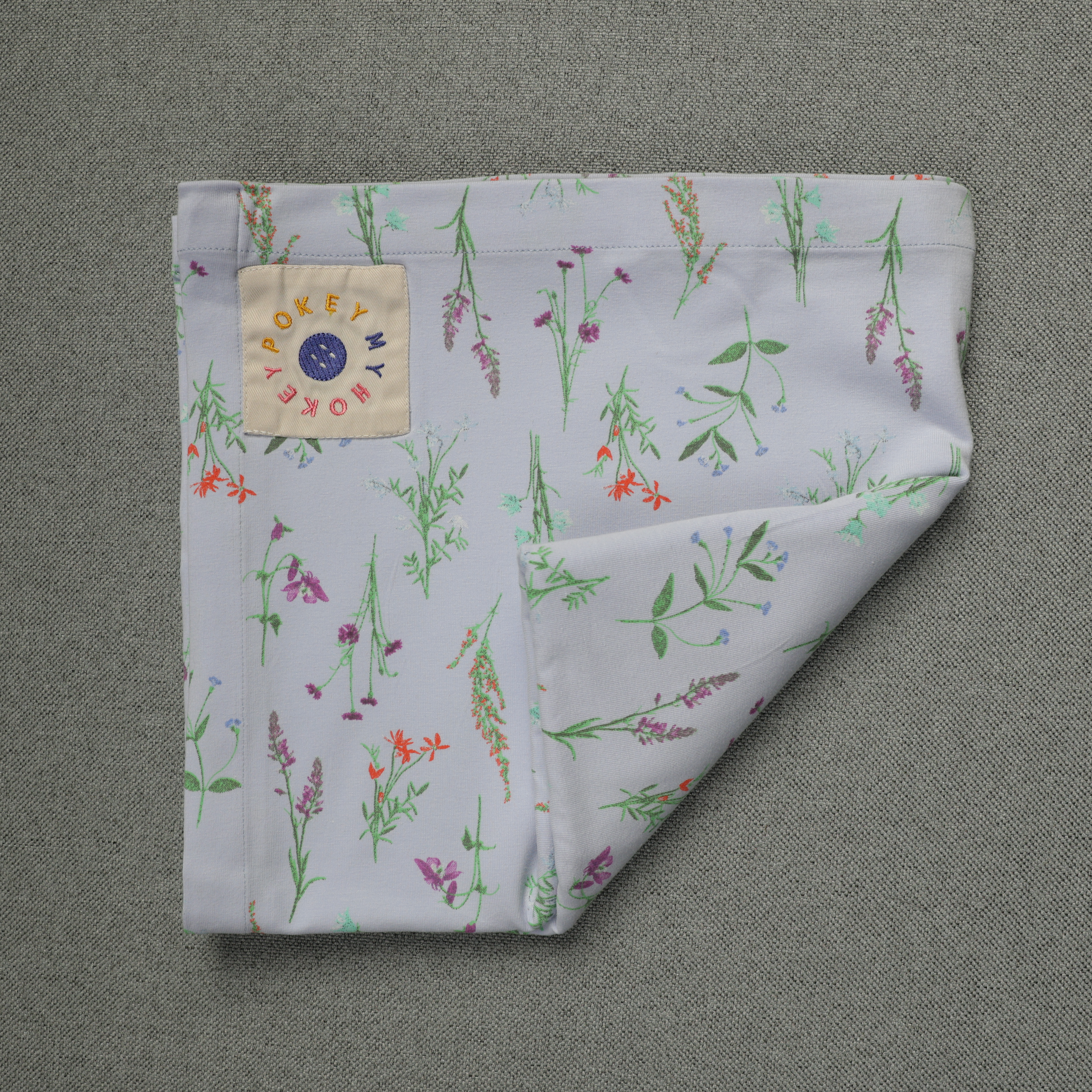 Lavender Blue Swaddling Blanket