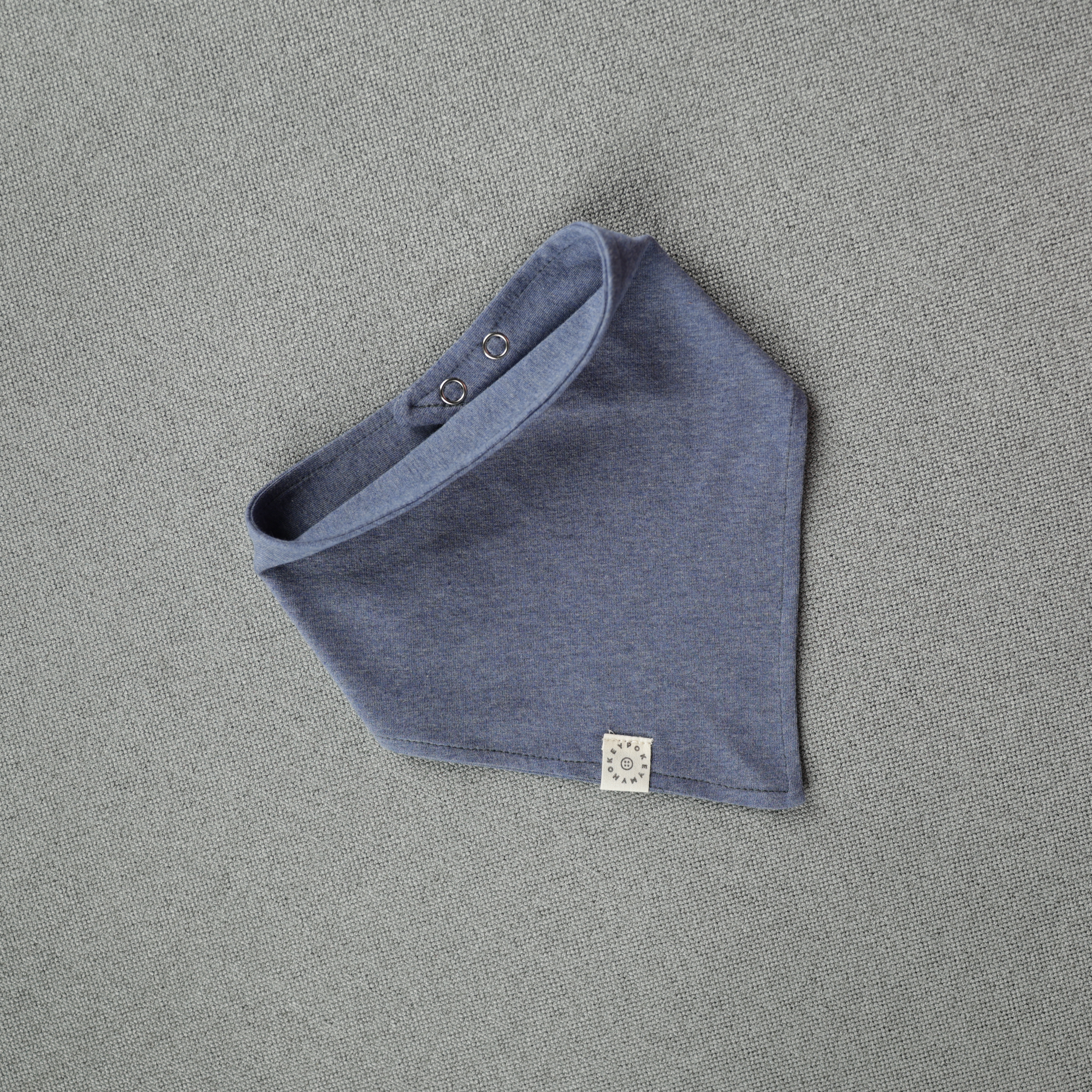 Light Ocean Blue & Green Bloom Bib Set