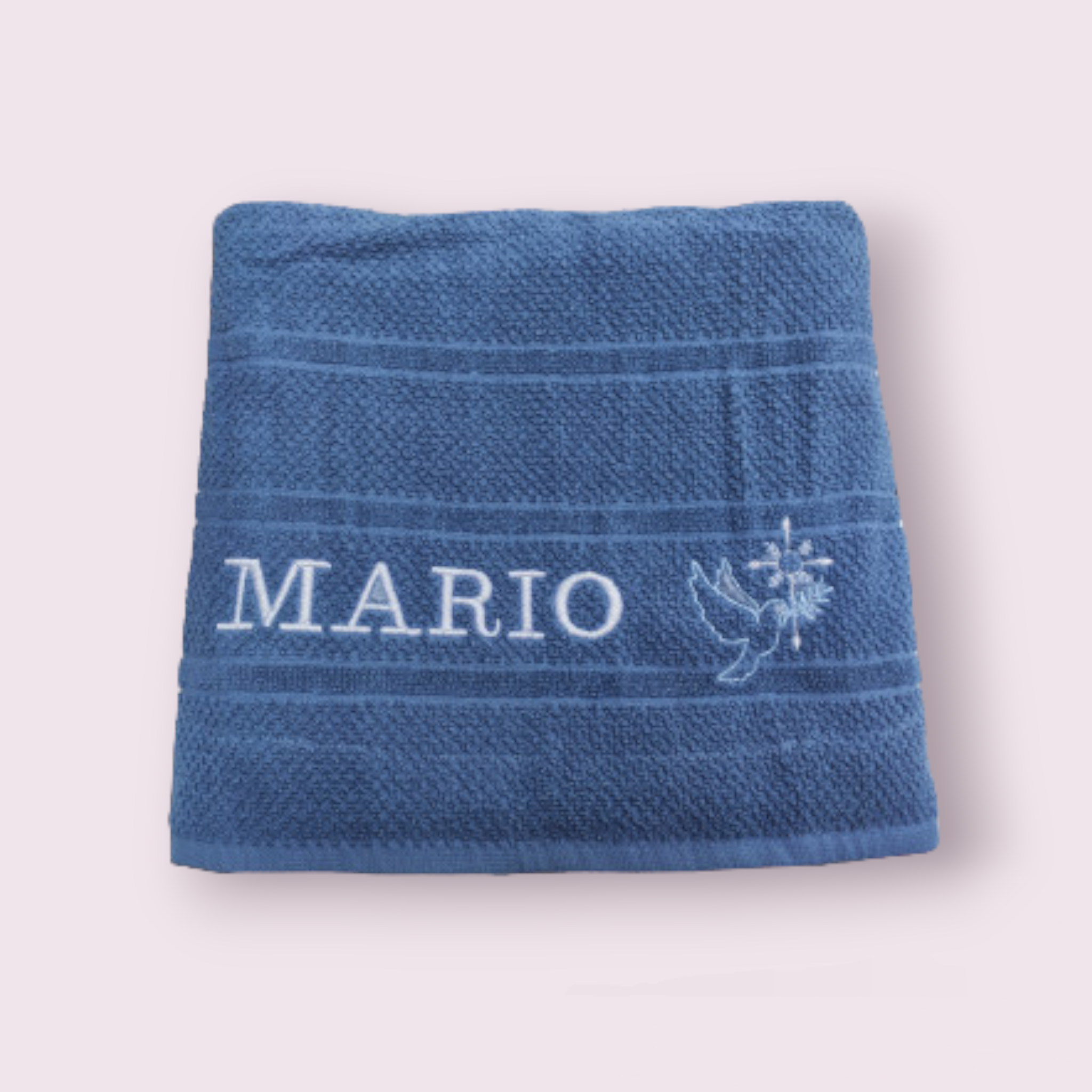 Drap de bain brodé 